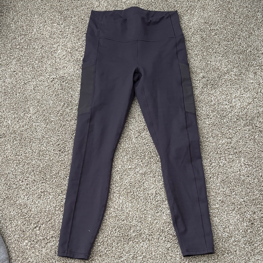 Fabletics Black-Grey High-Waisted Leggings